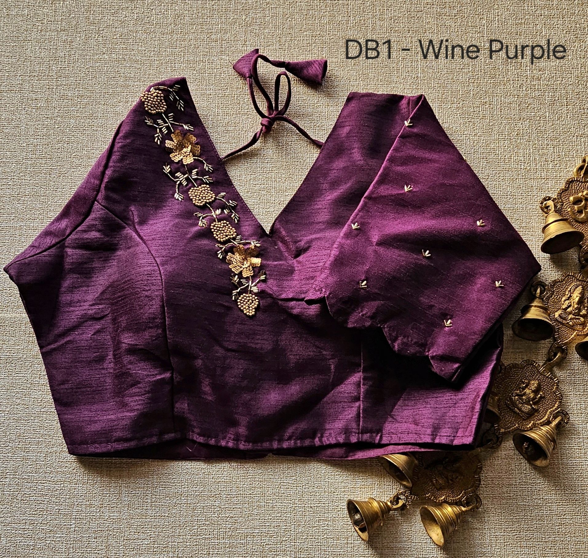 Raw Silk Designer Blouse