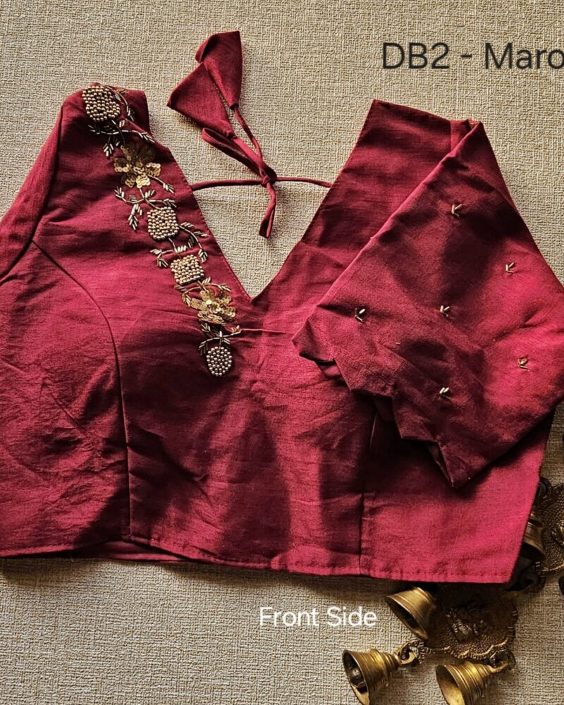 DB2 – Raw Silk Designer Blouse