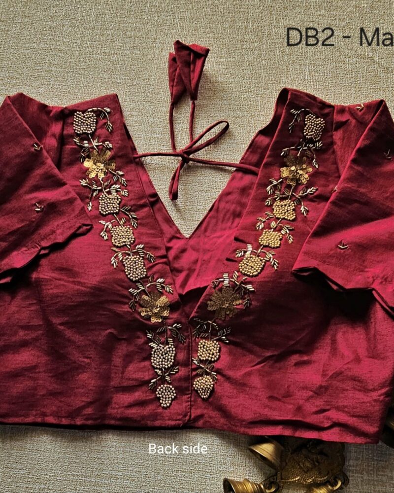 DB2 – Raw Silk Designer Blouse