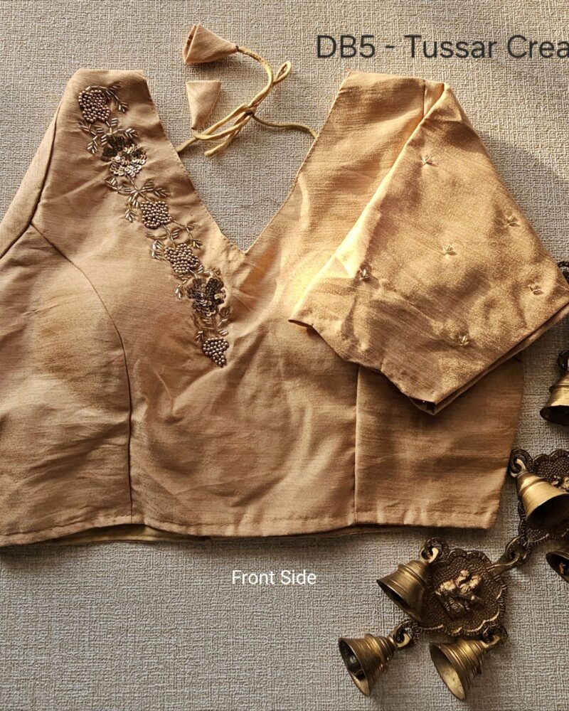 DB5 – Raw Silk Designer Blouse