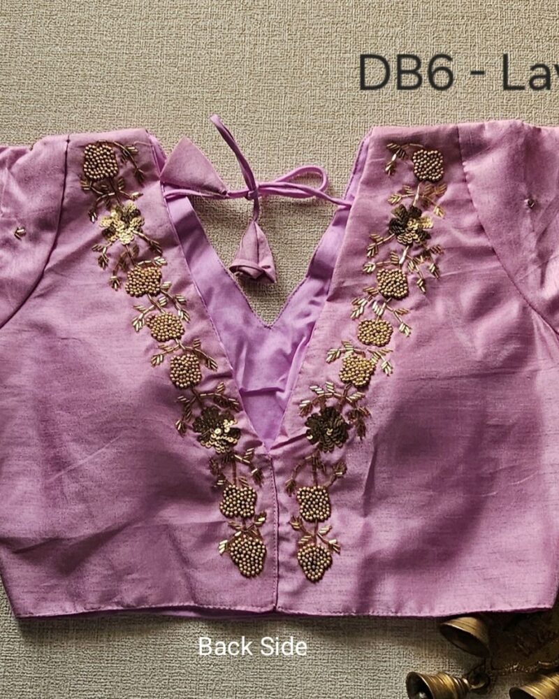 DB6 – Raw Silk Designer Blouse
