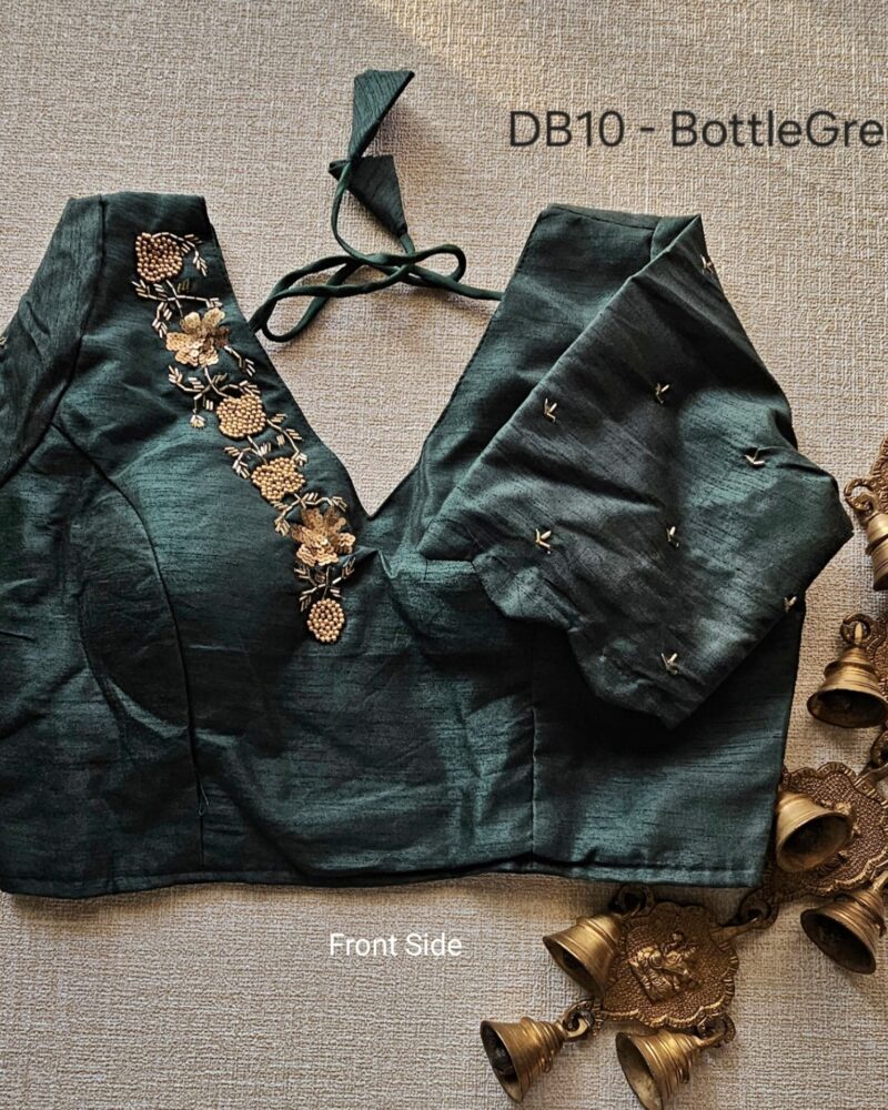 DB10 – Raw Silk Designer Blouse