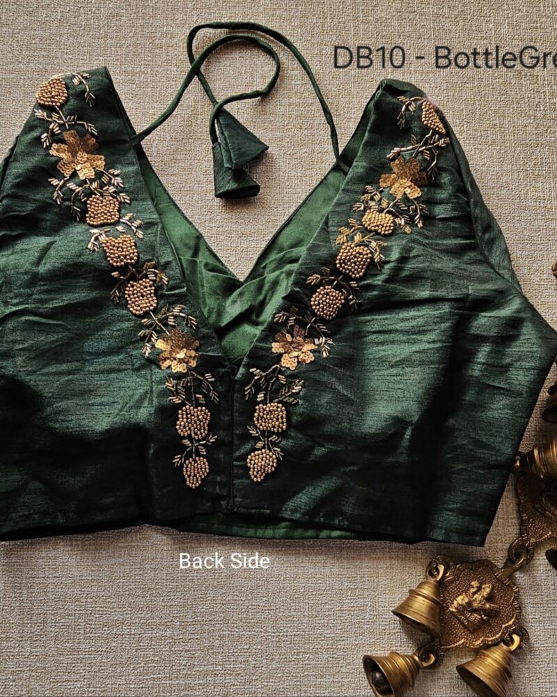 DB10 – Raw Silk Designer Blouse