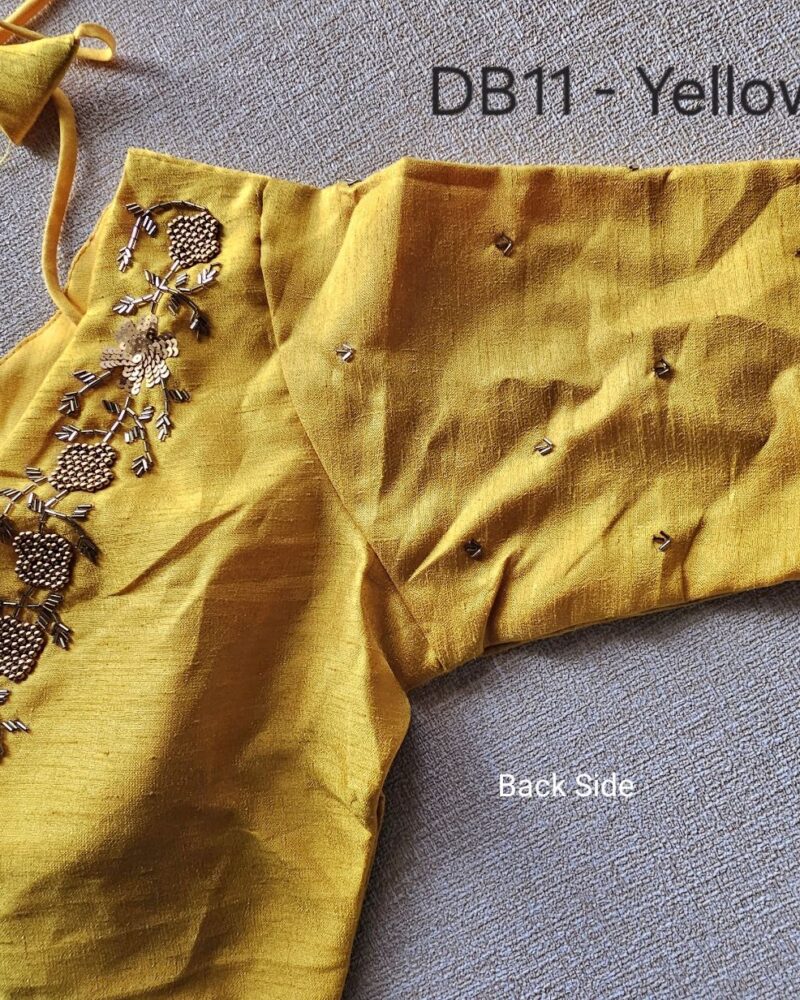 DB11 – Raw Silk Designer Blouse