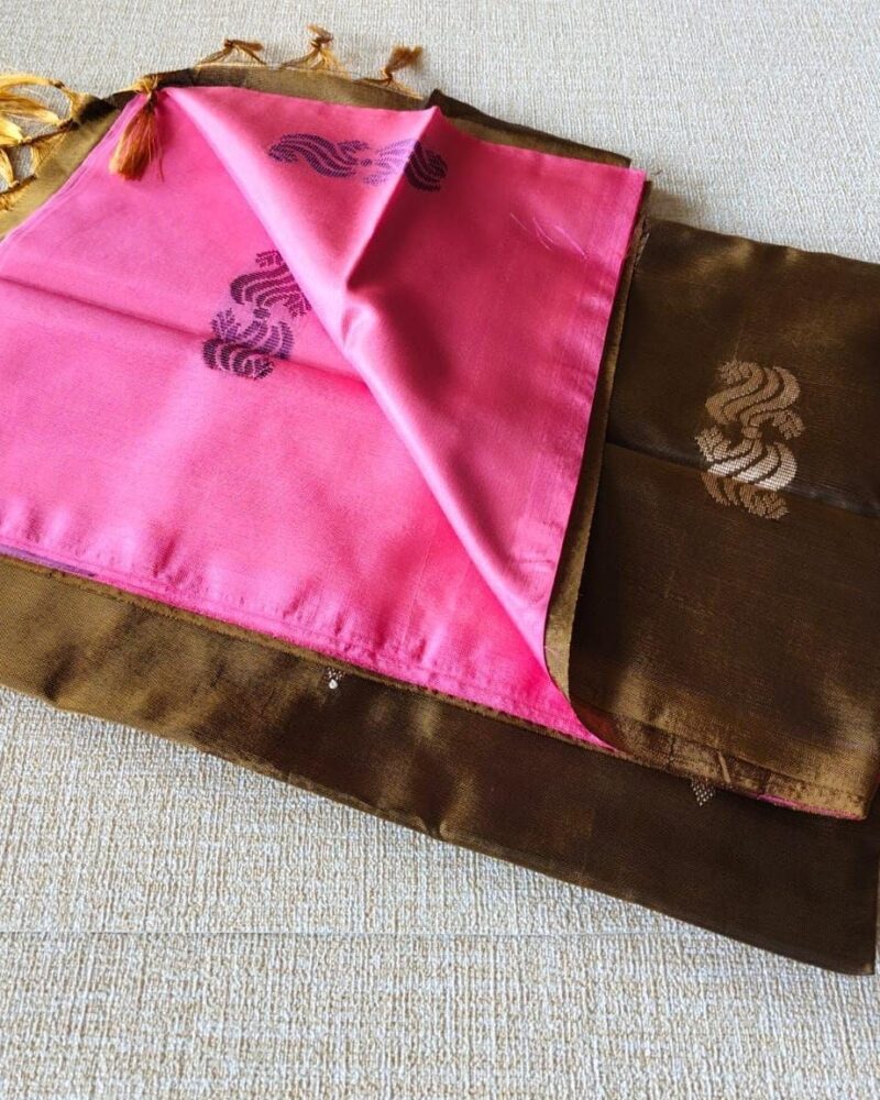 VPB95 - Vazhai Pattu Sarees with Blouse