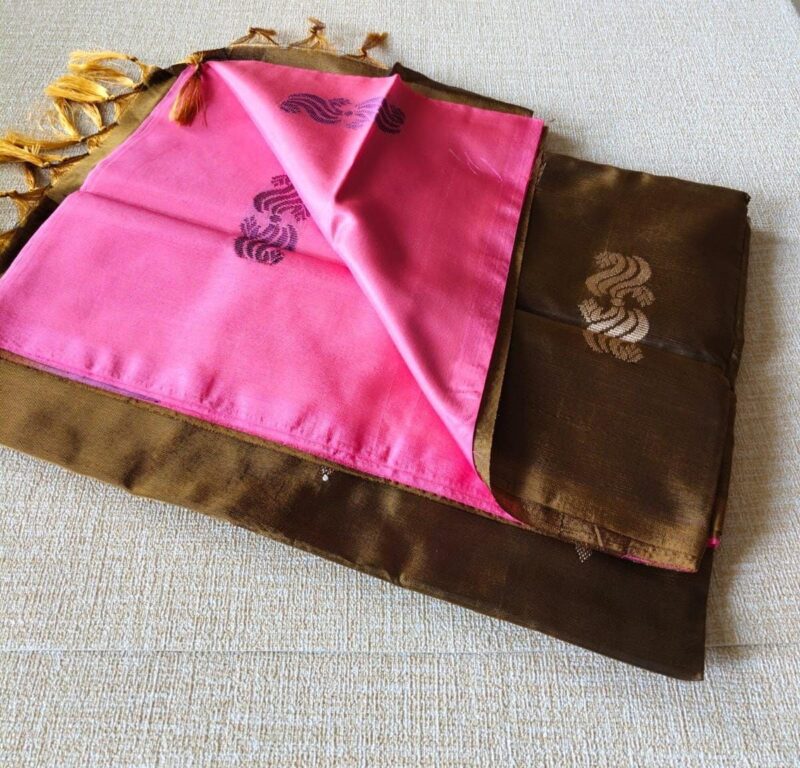VPB95 - Vazhai Pattu Sarees with Blouse