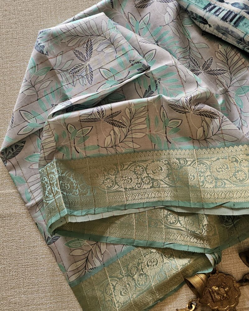 CT3 – Crepe Printed Linen Sarees
