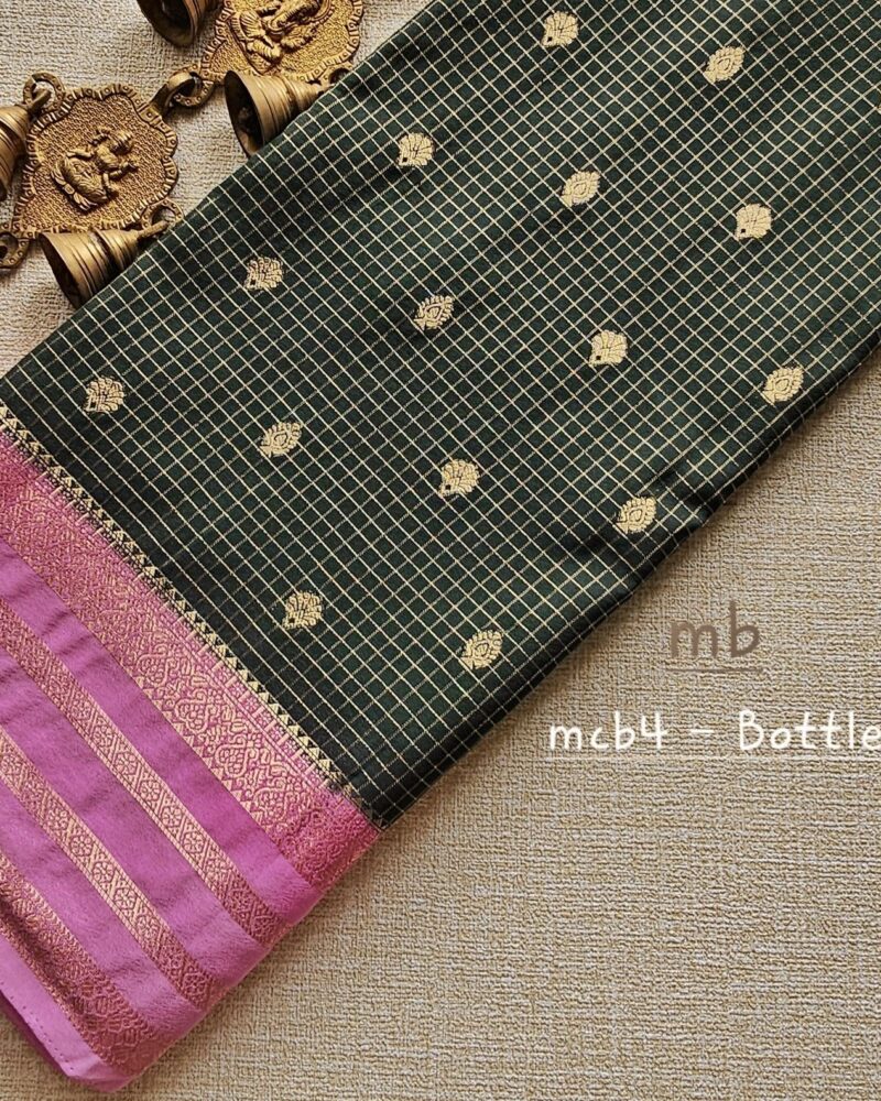 MCB4 - Semi Mysore Crepe Georgette Saree