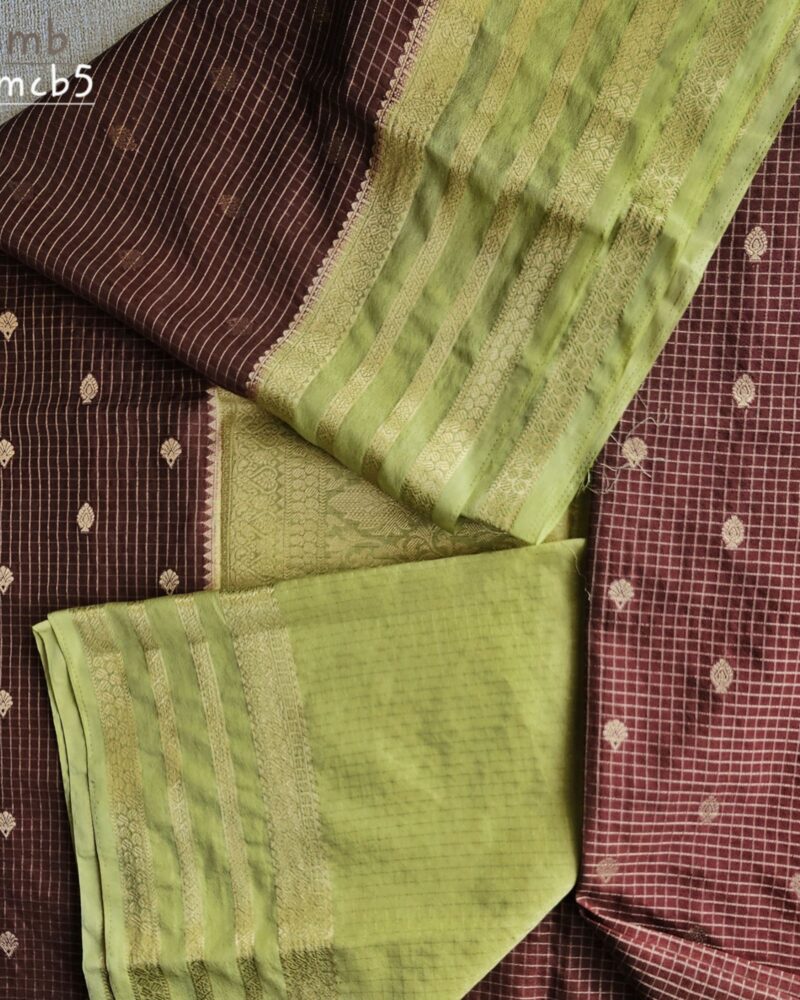 MCB5 – Semi Mysore Crepe Georgette Saree