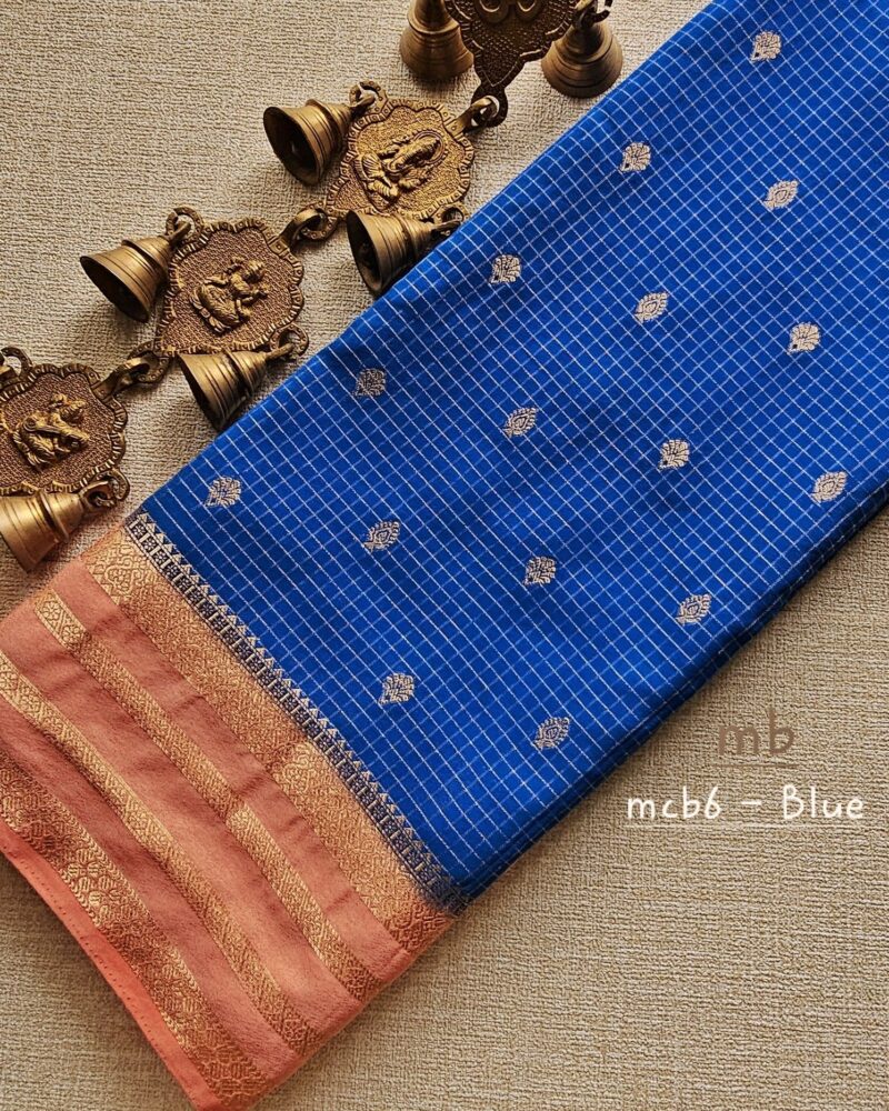 MCB6 - Semi Mysore Crepe Georgette Saree