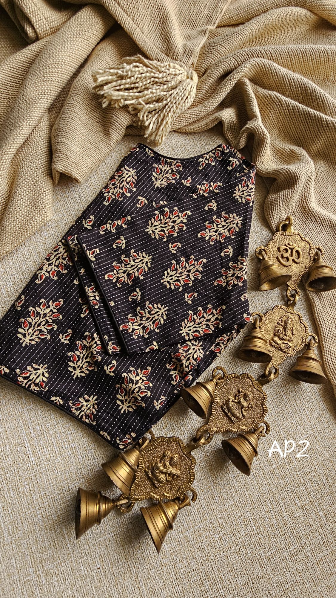 Ajrakh Cotton Blouse