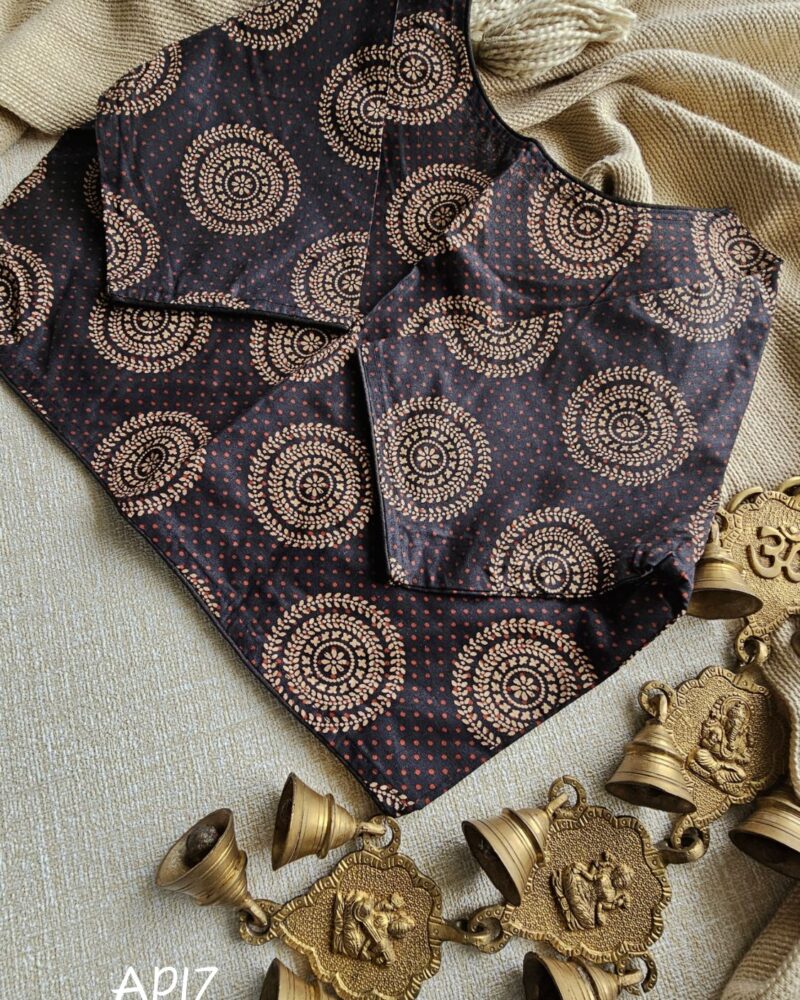 Ajrakh Cotton Blouse