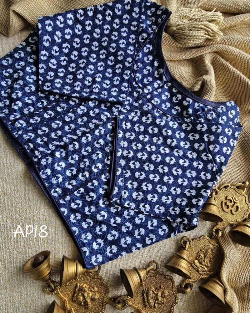 Ajrakh Cotton Blouse