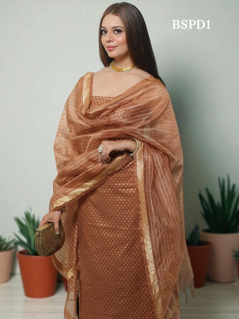 Banarasi Unstitched Suit