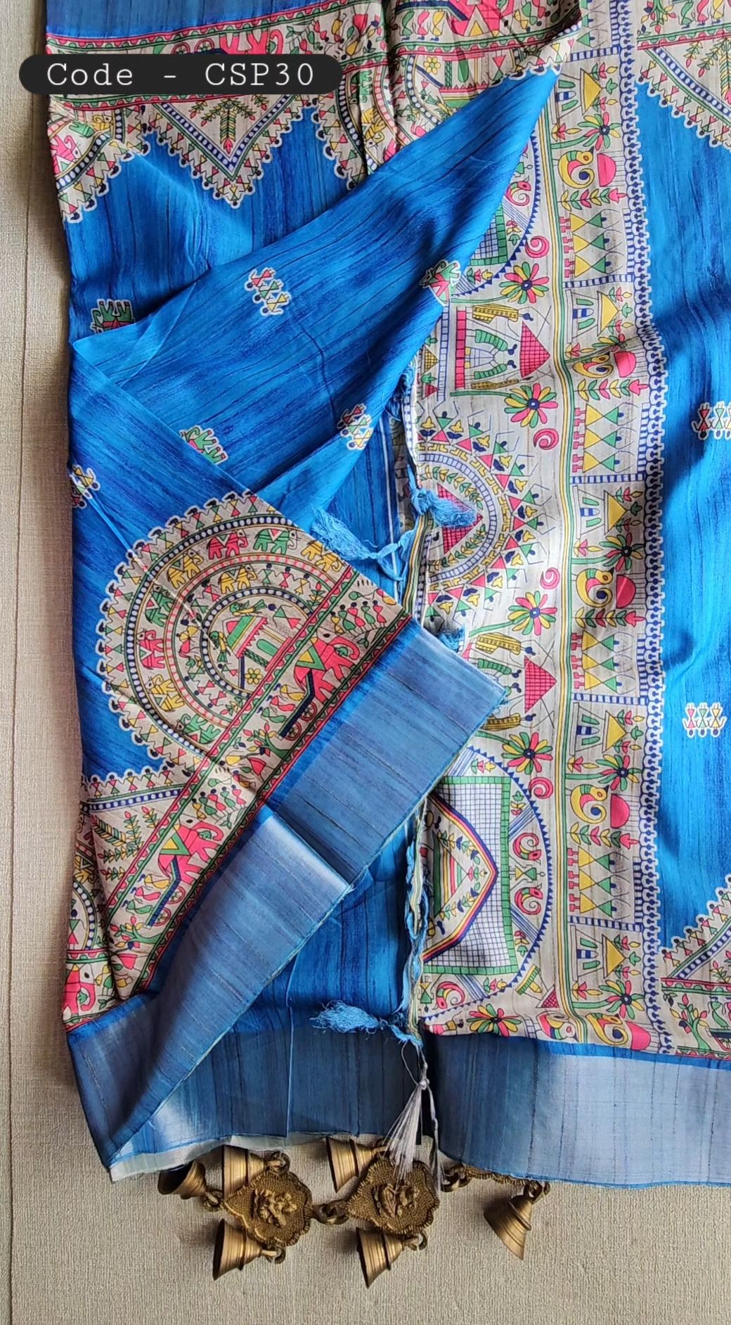 Semi Tussar Silk Saree