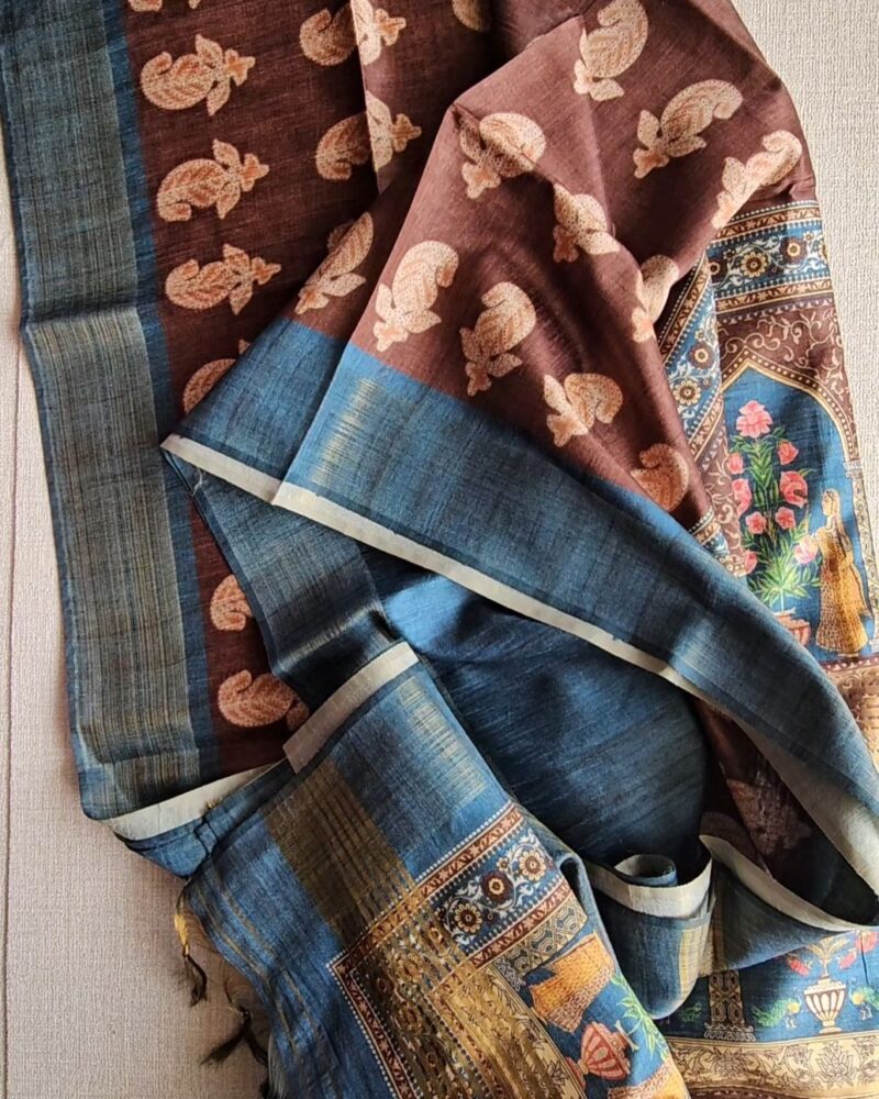 Ghicha Tussar Sarees