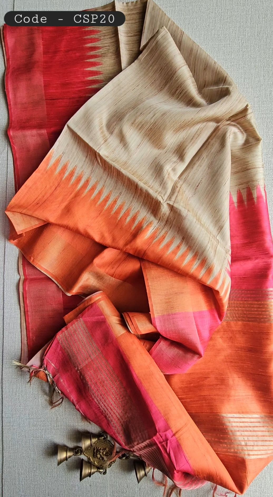 Ghicha Tussar Sarees
