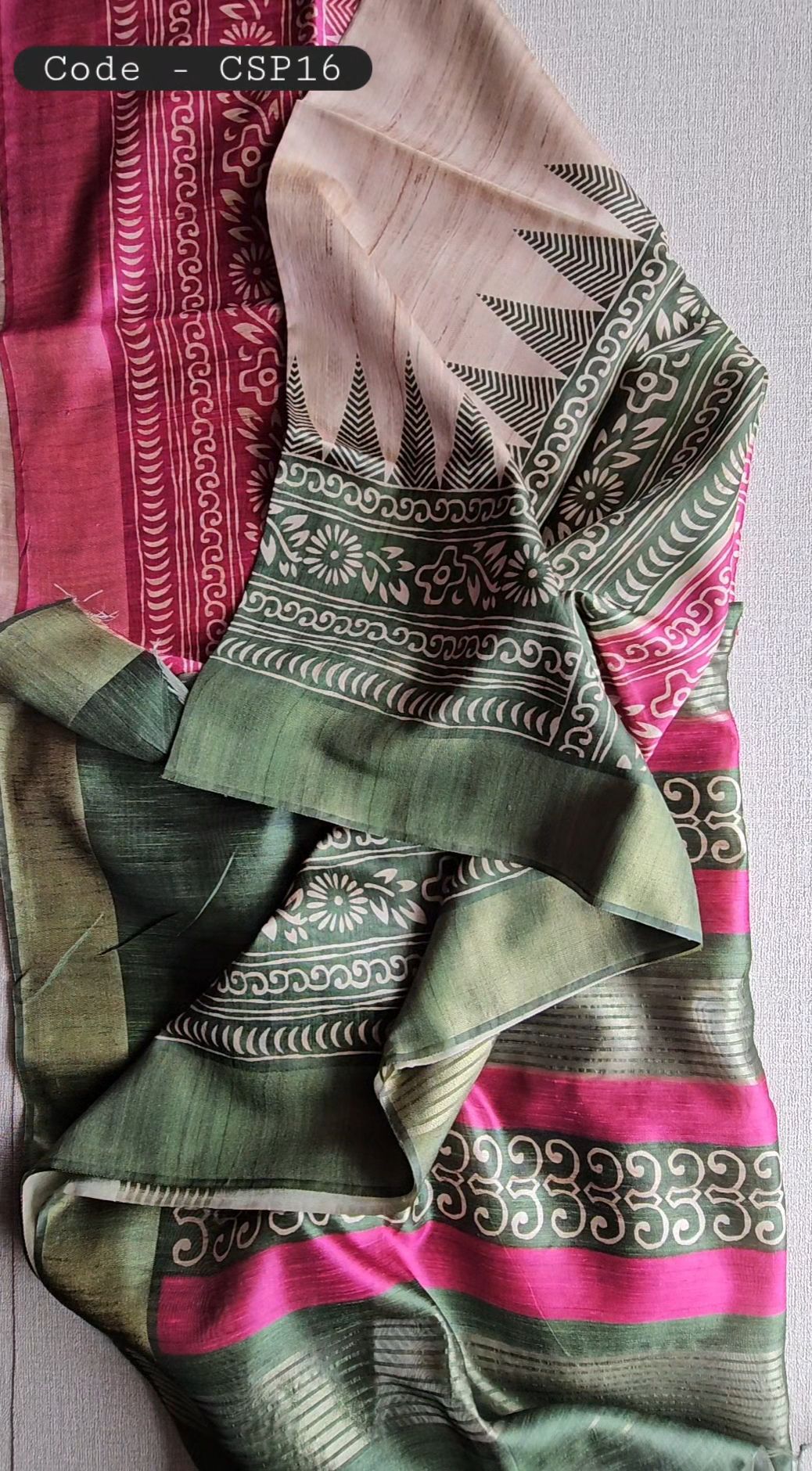 Ghicha Tussar Sarees