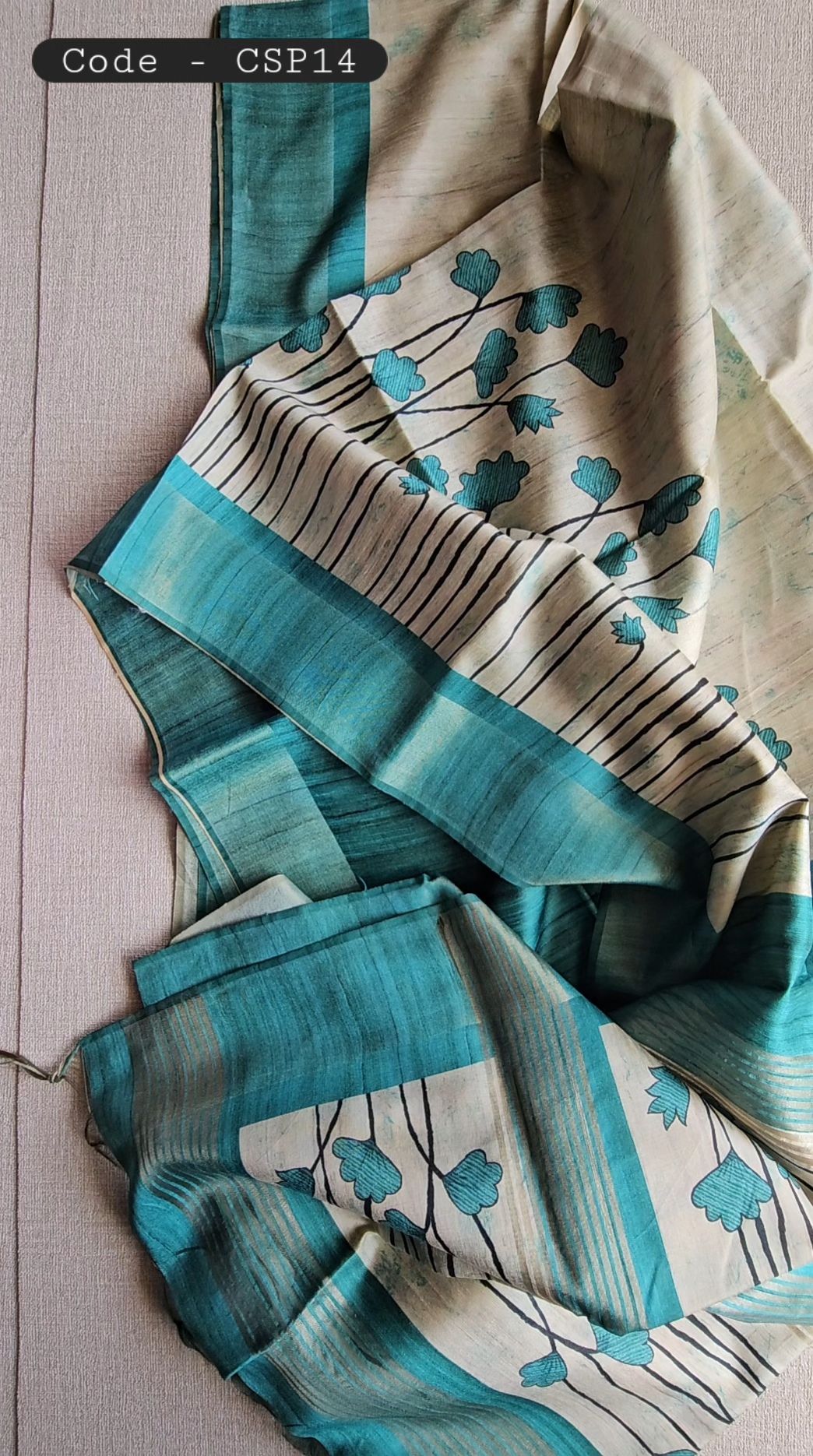 Ghicha Tussar Sarees