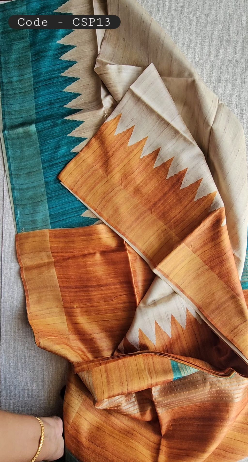 Semi Tussar Silk Saree
