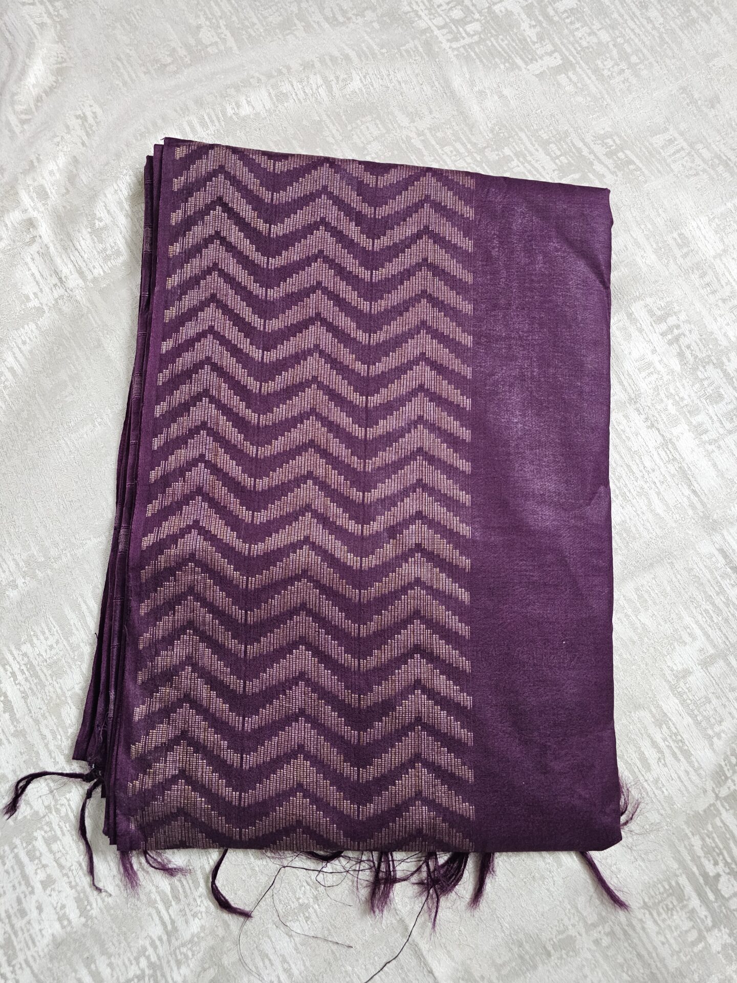 Linen Zari blend Saree