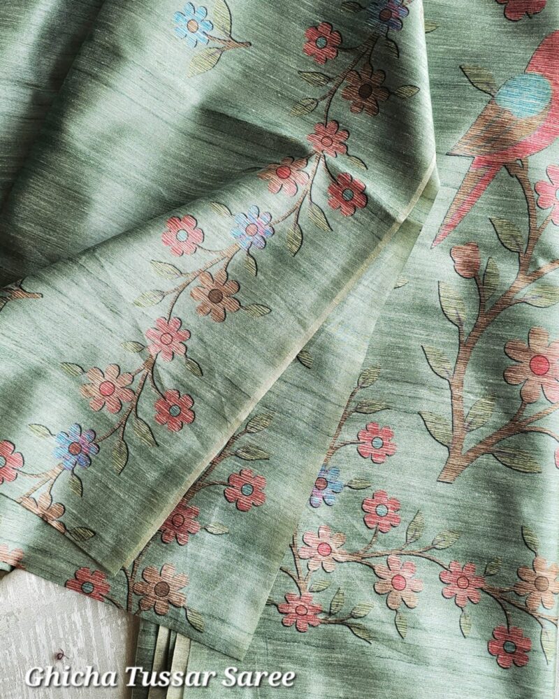 Ghicha Tussar Saree