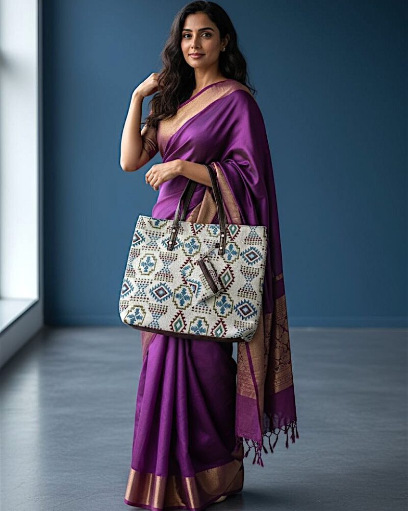 Premium Jacquard Handbag