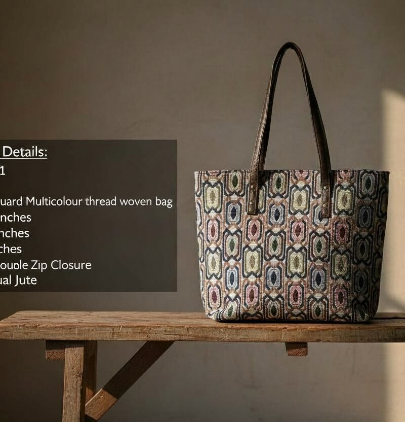 Premium Jacquard Handbag