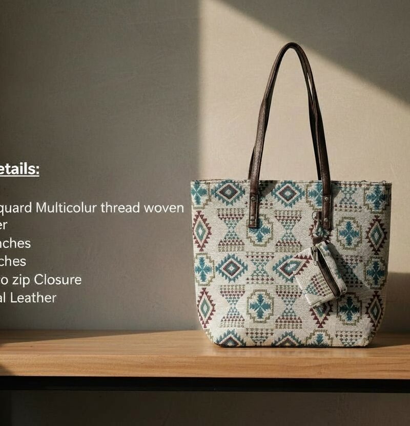 Premium Jacquard Handbag