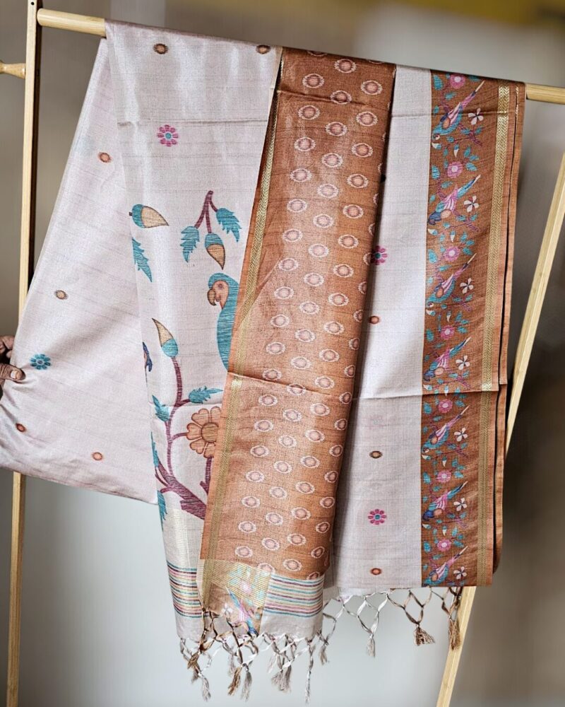 Tussar Butter Silk Saree