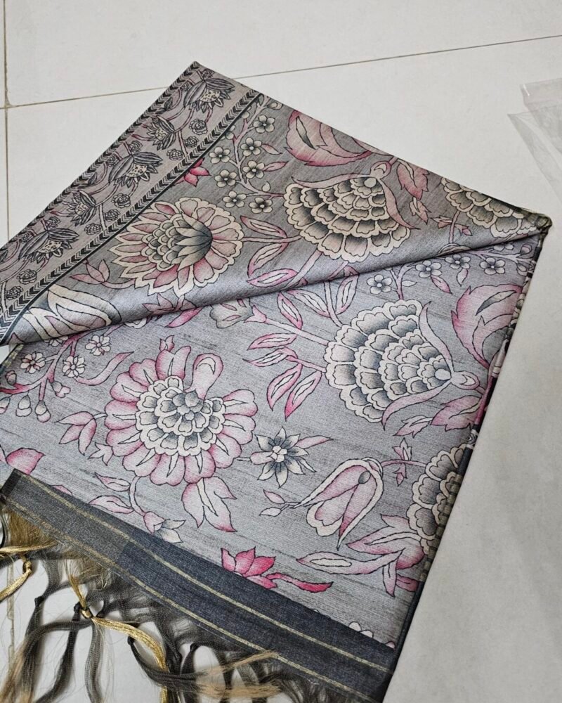 ghicha tussar saree